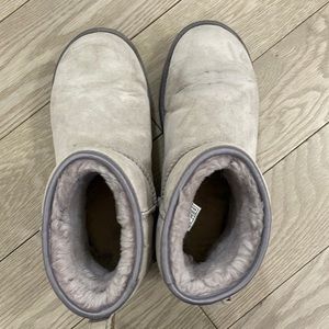 UGG classic mini crystal bow lilac boots US 8